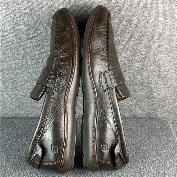 Born Leather Penny Loafers Brown Men's 12 Slip- On Casual Comfort - Picture 7 of 13